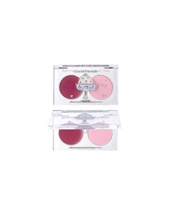 Двухцветные румяна Good Friends Club Dual-Color Blush Flortte