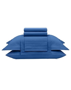 Постельное белье Vip из Страйп Сатина Семейное 160x220 Бежевый Arya home collection