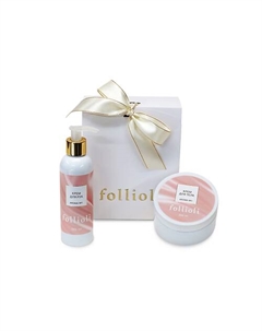 Подарочный набор: крем для рук + крем для тела Follioli