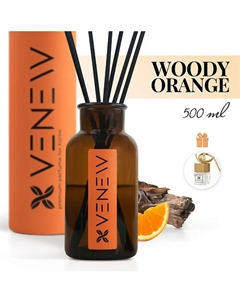 Диффузор ароматизатор для дома парфюм WOODY ORANGE 500 Venew
