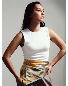 Платок женский цвет оранжевый, р-р 70*70 см Minaku