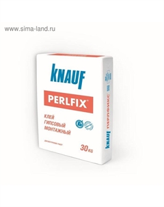 Клей на гипсовой основе Perlfix, 30 кг Knauf