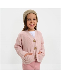 Кардиган детский, размер 28 (86-92 см), розовый Kaftan