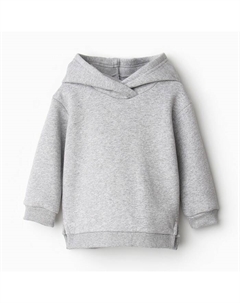Толстовка для девочки, цвет средне-серый меланж, рост 80 см (48) Basia