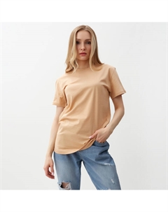 Футболка женская, бежевая, размер 44 Ata collection
