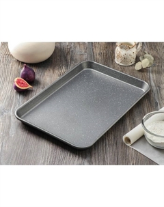 Противень Gourmet Range, 39,5×26,8×2,6 см, толщина 0,6 мм, антипригарное покрытие, цвет серый Magistro