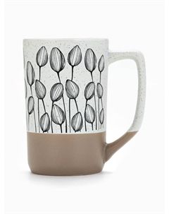 Кружка чайная керамическая «Цветы», 500 мл, ручная работа Дорого внимание