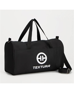 Сумка спортивная на молнии, средний размер, цвет чёрный Textura
