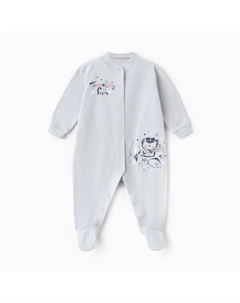 Комбинезон детский, цвет серый, рост 80 см Luneva