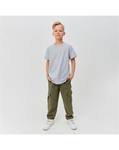 Брюки для мальчика : Casual collection, хаки, рост 146 см Minaku