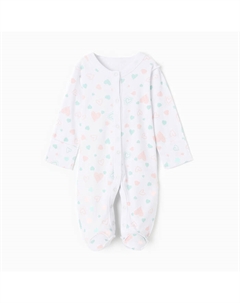 Комбинезон детский с закрытыми ножками, цвет белый, рост 68 см (3-6 мес) Linas baby