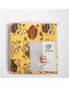 Простыня вафельная для бани «. С легким паром», 150×180 см, хлопок 100% Этель