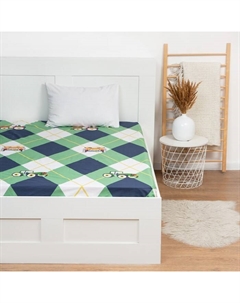 Простыня "Трактор" 150*225см, 100% хлопок, сатин, 125г/м² Lovelife