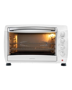 Мини-печь NORDFROST RC 450 W, 2000 Вт, 45 л, 100-250°С, гриль, конвекция, белая Nordfrost