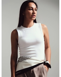 Платок женский "Диагональ" цвет молочный, р-р 70*70 см Minaku