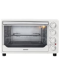 Мини-печь NORDFROST RC 350 W, 1600 Вт, 35 л, 100-250°С, гриль, конвекция, белая Nordfrost