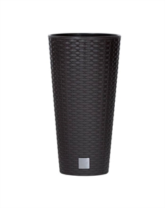 Кашпо RATO TUBUS, 2 предмета: внутренняя и наружная ёмкости, 35 и 64 л, цвет венге Prosperplast