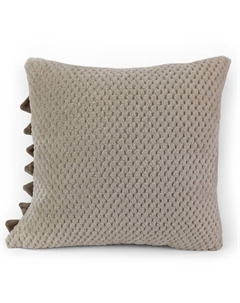 Подушка 40х40см, ПВ-дракончик беж, велсофт, пэ100% Гранд-стиль