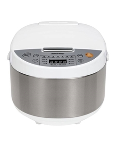 Мультиварка NORDFROST MC 550 WX, 860 Вт, 5 л, 13 программ, тефлон, бело-серебристая Nordfrost