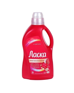 Жидкое средство для стирки "", гель, для цветных тканей, 2 л Ласка