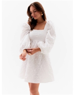 Платье женское с бантом, размер XL, белый Mist