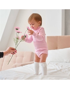 Боди-водолазка детская, пудровое, рост 80-86 см Minaku