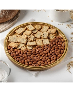 Блюдо для подачи «Цветение», d=29.5 см, бамбук Доляна