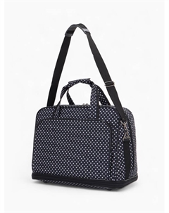 Сумка дорожная на молнии, с увеличением, наружный карман, длинный ремень, чёрный Lucky mark