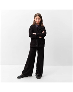 Костюм для девочки (кардиган, брюки), чёрный, рост 146 см Minaku