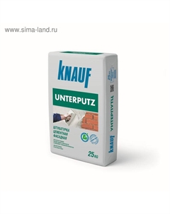 Штукатурка цементная фасадная Unterputz, 25 кг Knauf