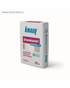 Штукатурка Diamant Короед (1.5 мм), 25 кг Knauf