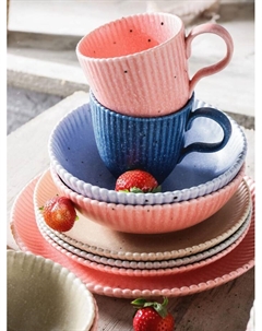 Салатник «Коралл», d=16.1 см, фарфор, розовый Доляна