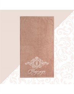 Полотенце именное махровое "" Надежда 50х90см, 100% хлопок, 420гр/м2 Этель