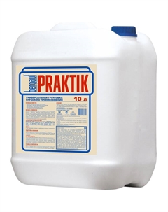 Грунтовка универсальная Praktik U, глубокого проникновения лето/ зима, 10 л Bergauf