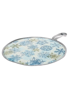 Ледянка мягкая, принт: зимний фисташковый, диаметр 450 мм Nika kids