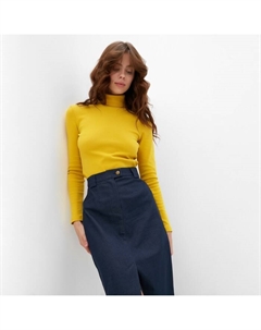 Водолазка женская : Basic line, размер 42, цвет горчица Minaku