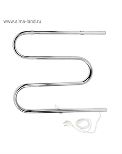 Полотенцесушитель электрический ТЕРА, М-образный, 500×600 мм, d=25 Тера