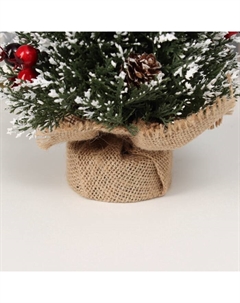 Искусственная ёлка настольная «. Ягодки», в мешочке, 21×13 см Зимнее волшебство