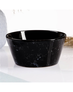 Салатник «Вуаль», 500 мл, 7×14.5 см, чёрный Борисовская керамика