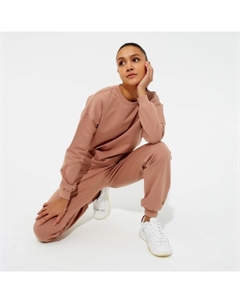 Костюм женский (свитшот, брюки) : Casual Collection, размер 46, песочный Minaku