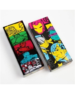 Набор носков "Avengers", Мстители, 5 пар, 25-27 см Marvel