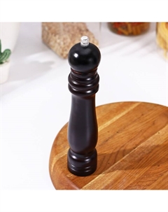 Мельница для специй «Дуновение леса», 26.5×4.5 см, керамический механизм, цвет чёрный Доляна