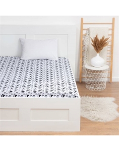 Простыня евро Cat, 220×240 см, 100% хлопок, поплин 125 г/м² Lovelife