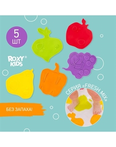 Антискользящие мини-коврики для ванны, 5 шт., цвет МИКС Roxy-kids