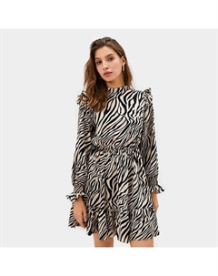 Платье мини женское c крылышками, размер 46, бежевое Mist