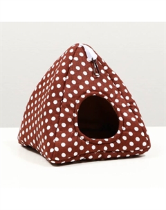 Домик «Вигвам» для грызунов 17×17×17 см, бязь, флис, поролон Пижон