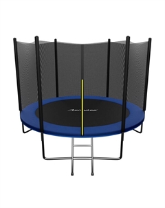 Батут, d=305 см, высота сетки 173 см, с лестницей, цвет синий Onlytop