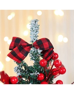 Искусственная ёлка настольная «. Праздничная», 14×26 см, ПВХ ветки отгибаются Зимнее волшебство