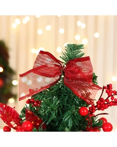 Искусственная ёлка настольная «. Праздничная», 14×26 см, ПВХ ветки отгибаются Зимнее волшебство