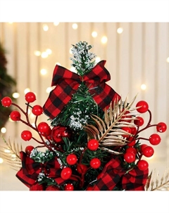 Искусственная ёлка настольная «. Праздничная», 13×28 см, ПВХ ветки отгибаются Зимнее волшебство